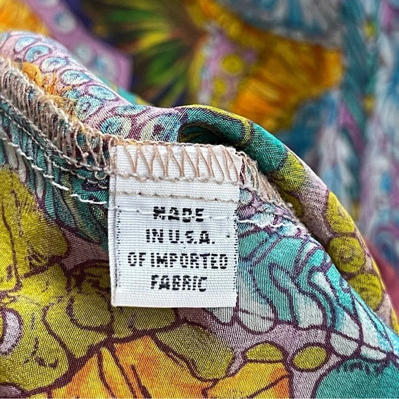 Bianca Coletti silk dropped elastic waist dolman sleeve mini beach dress S - Picture 3 of 8